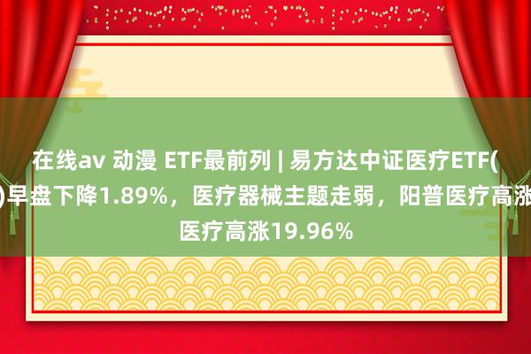 在线av 动漫 ETF最前列 | 易方达中证医疗ETF(159847)早盘下降1.89%，医疗器械主题走弱，阳普医疗高涨19.96%