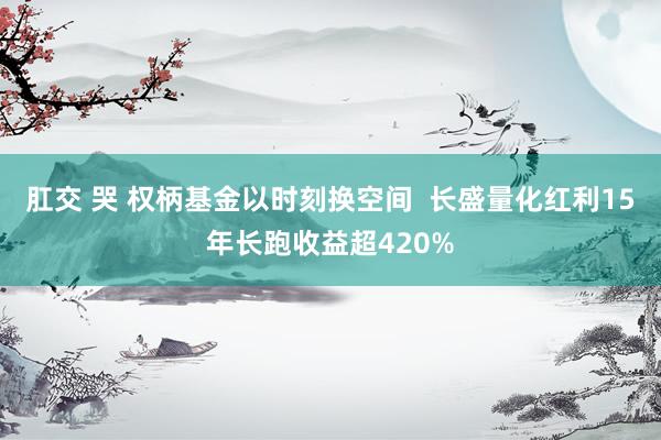肛交 哭 权柄基金以时刻换空间  长盛量化红利15年长跑收益超420%