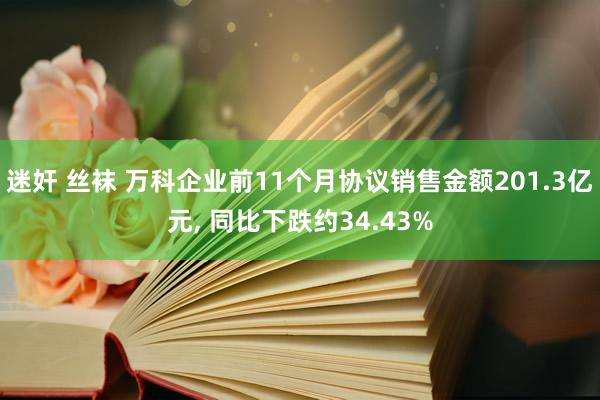 迷奸 丝袜 万科企业前11个月协议销售金额201.3亿元， 同比下跌约34.43%