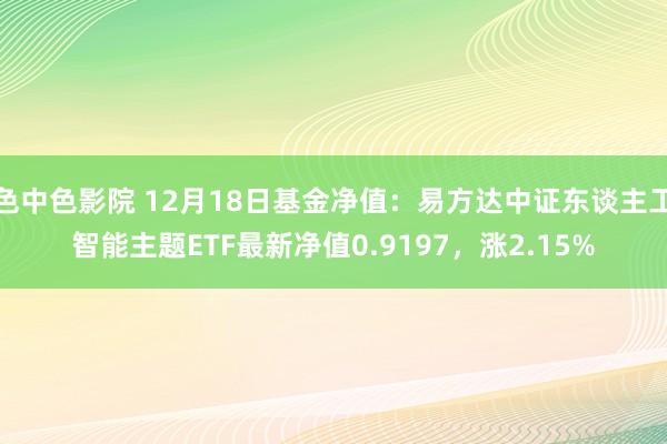 色中色影院 12月18日基金净值：易方达中证东谈主工智能主题ETF最新净值0.9197，涨2.15%