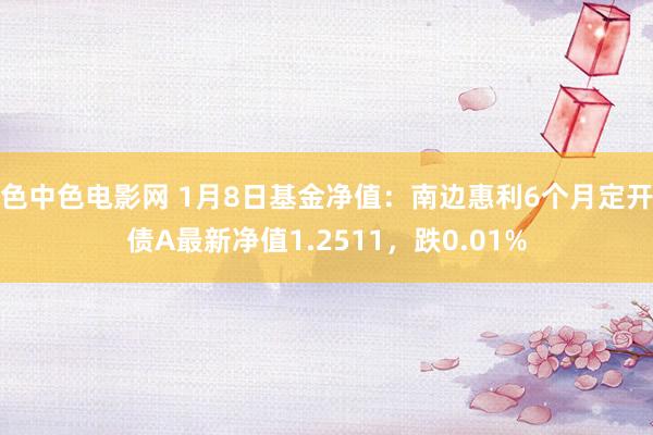 色中色电影网 1月8日基金净值：南边惠利6个月定开债A最新净值1.2511，跌0.01%
