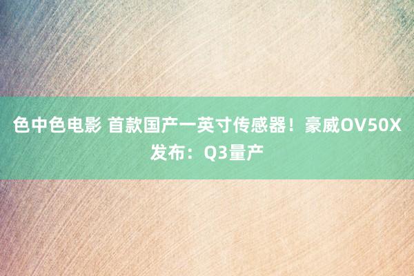 色中色电影 首款国产一英寸传感器！豪威OV50X发布：Q3量产