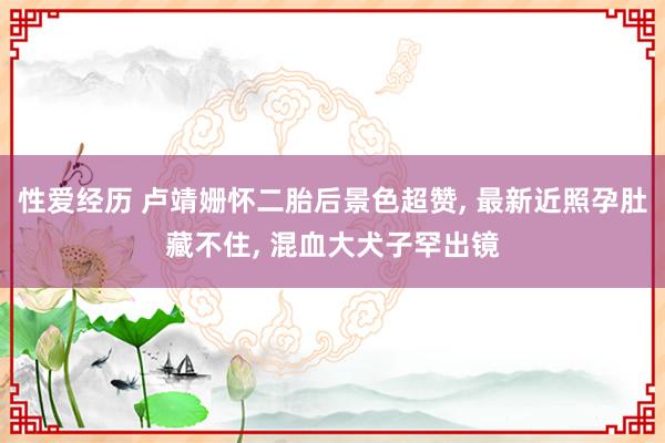 性爱经历 卢靖姗怀二胎后景色超赞， 最新近照孕肚藏不住， 混血大犬子罕出镜